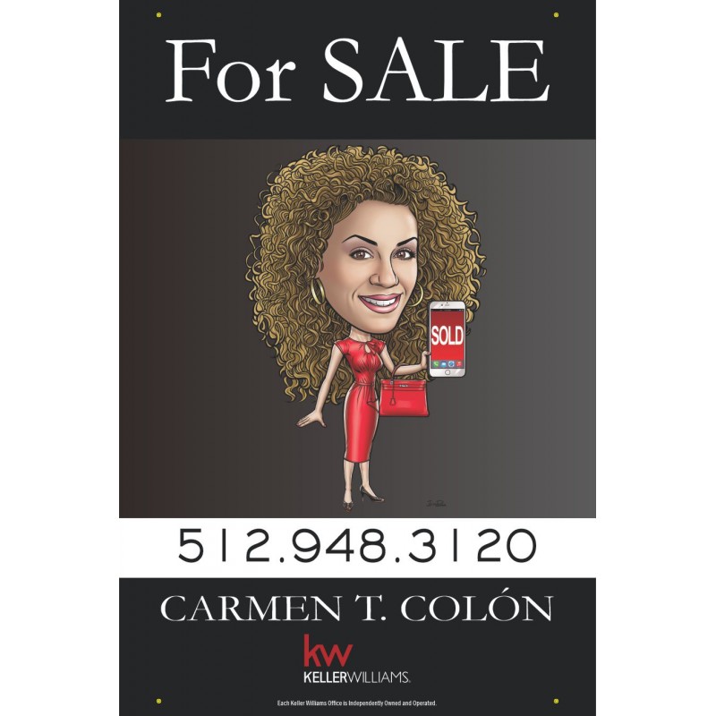 Custom Sign Carmen Colon 24x36
