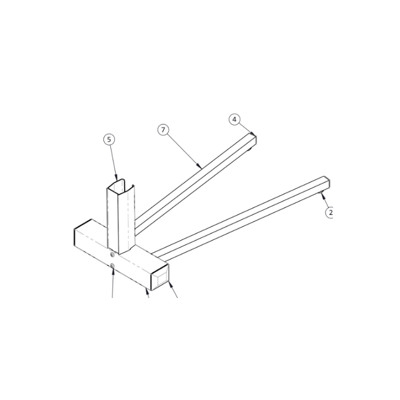Floor Stand for Aluminum Real Estate Posts