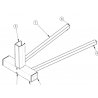 Floor Stand for Aluminum Real Estate Posts