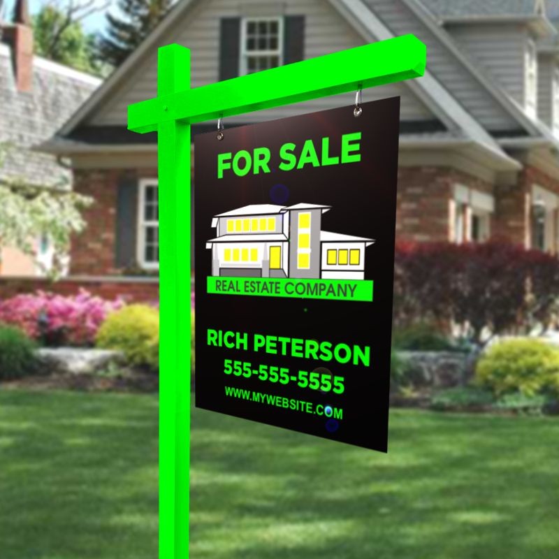 Real Estate Sign Post